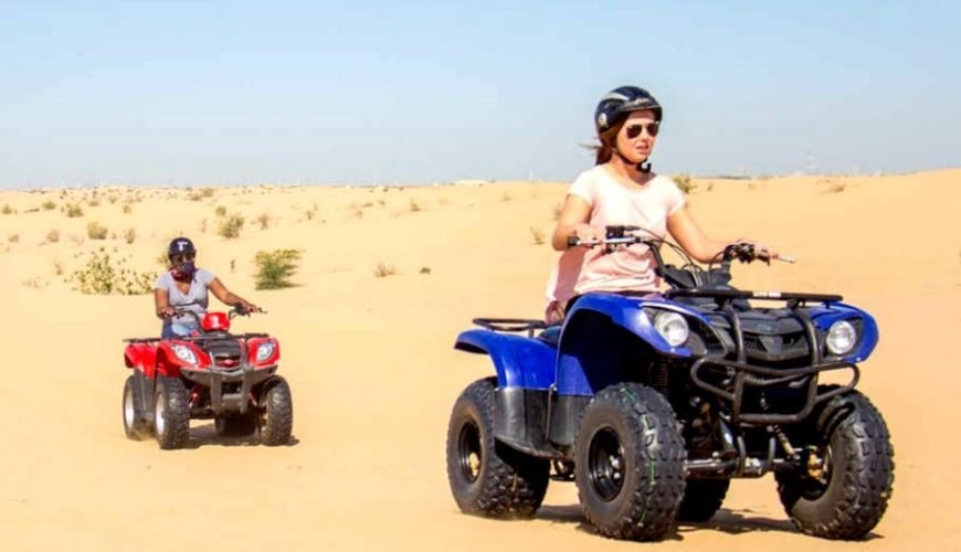 Quad bike in Desert