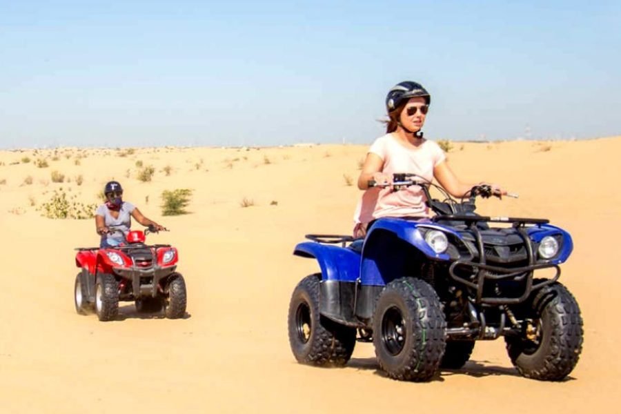 Quad bike in Desert